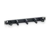 Arranging panel 327311, 1U with 5 plastic clips