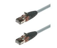 Patch cable Brand-Rex, 2m, S/FTP, Cat.6a, RJ45 - RJ45, gray