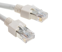 Patch cable Brand-Rex, 2m, Cat.6, shielded, RJ45 - RJ45, gray