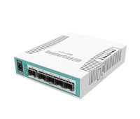 Комутатор MikroTik CRS106-1C-5S, 400MHz, 128MB, 1x combo GE/SFP, 5xSFP