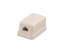 Socket 1x RJ45 UTP Wall Mount Box, cat.5E