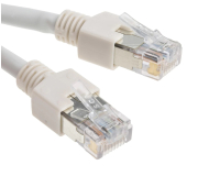 Patch cable 1m Brand-Rex, F/UTP, Cat.5e, RJ45 - RJ45, gray