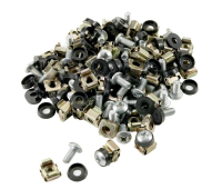 Fasteners 50x Set of screw M6, washer and captive nut