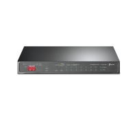 Комутатор TP-LINK TL-SG1210MP, 10хGbE RJ45, 8-Port PoE+, 1x SFP/RJ45 combo, 123W