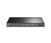 Комутатор TP-LINK SG3428XMP, 24Gbit PoE+ порта L2+, 4x10GE SFP+ слота, 384W