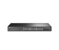 TP-LINK TL-SG3428X switch, 24Gbit L2+ port, 4x10GE SFP+ slots, physical sticker