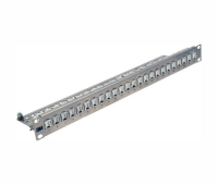 Patch panel 3M VOL-PPCA-F24K, 24 ports, 1U, brushed aluminum, blank