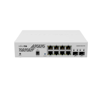 Комутатор MikroTik CSS610-8G-2S+IN, 8x GE + 2xSFP+ порта, управляем