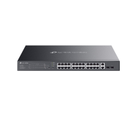 Switch TP-LINK ES228GMP, 24xGb PoE+ 802.3at/af, 2x Gb.RJ45 port, 2 xGb.SFP
