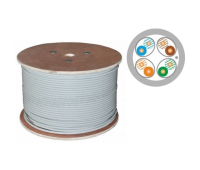 Cable SeaMAX SC-U/FTP-6A-LSZH, 23AWG F/UTP, cat. 6a, 4P, LSZH, 500m, violet