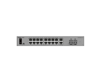 Комутатор Ruijie RG-ES220GS-P-V2, 18xGbE, 2xSFP, 16x PoE+, 250W, до 16 VLAN