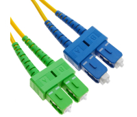 Optical cable SeaMAX, 3m, SC/APC-SC/UPC, SM G652D, duplex, 2.0mm, LSZH
