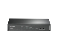 Комутатор TP-LINK TL-SF1008LP, 8-порта 10/100M, 4 x PoE, неуправляем, метален