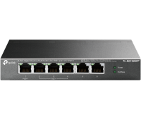 Switch TP-LINK TL-SG1006PP, 6-port Gigabit, 3 x PoE+ and 1 x PoE++, metal