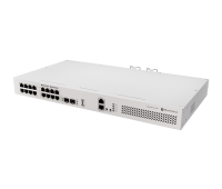 Комутатор MikroTik CRS418-8P-8G-2S+RM, 8x GbE PoE+, 8x GbE, 2x SFP+, 1x USB 3.0