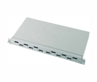 Optical panel 3M SPP3-E-1CD, 12 ports/ 24 fibers, 1U, gray, SC Duplex