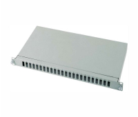 3M SPP3-E-2CS Optical Panel, 24 Ports/ 48 Fibers, 1U, Gray, SC SX, LC DX