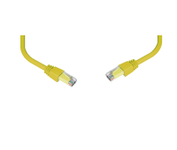Пач кабел 1m Brand-Rex, F/UTP, Cat.5e, RJ45 - RJ45, жълт