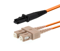 Optical cord BrandRex, 1m, 50/125 MM, MT-RJ - SC duplex connectors