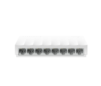 Комутатор TP-LINK LS1008, 8-порта 10/100Mbps, неуправляем, настолен