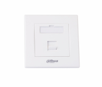 Face panel Dahua PFM971-1, 86x86, for 1x RJ45 inserts, white
