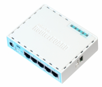 Рутер MikroTik RB750Gr3, hEX, 256MB, 5xGE, RouterOS L4, plastic case, PSU, USB