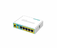 Рутер MikroTik RB750UPr2, hEX PoE lite, 650 MHz, 64 MB, 5xFE, PoE out, USB 2.0