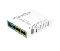 Рутер MikroTik RB960PGS, hEX PoE, 800MHz, 128MB, 5xGE, 1xSFP, RouterOS L4, PoE+