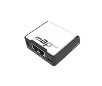 Безжичен рутер MikroTik RBmAP2nD, mAP, 2xFE, microUSB, PSU, PoE-out