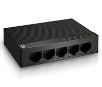 Комутатор Stonet ST3105C, 5x 10/100M, неуправляем, настолен, заключване
