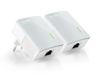 Адаптер за мрежа TP-LINK TL-PA4010 KIT, AV600, 1x FE порт, комплект 2 бр.