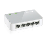 Комутатор TP-LINK TL-SF1005D, 5-порта 10/100Mbps, неуправляем, настолен