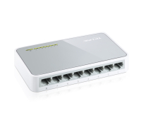 Комутатор TP-LINK TL-SF1008D, 8-порта 10/100Mbps, неуправляем, настолен