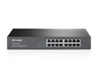 Комутатор TP-LINK TL-SF1016DS, 16-порта 10/100M, неуправляем, за монтаж в шкаф,