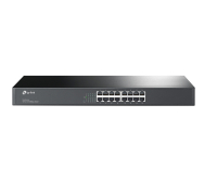 Комутатор TP-LINK TL-SF1016, 16-порта RJ45 10/100Mbps, неуправляем, 19'' за шкаф