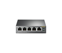 TP-LINK TL-SG1005P switch, 5x GbE, 4x PoE ports, 56W, unmanaged, metal