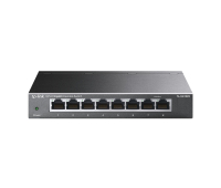Комутатор TP-Link TL-SG108S, 8-port Gbit, QoS, IGMP snooping, настолен, метален