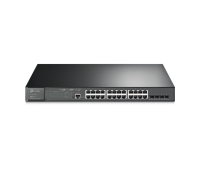 Комутатор TP-LINK TL-SG3428MP, 24x Gigabit  PoE+ порта + 4 SFP слота, L2+, 384W