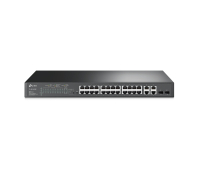 Switch TP-LINK TL-SL2428P, 24xFE RJ45, 4xGbE, 2xcombo SFP, managed, PoE 250W
