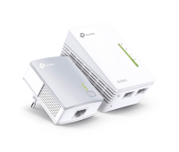 Powerline Extender адаптер TP-Link TL-WPA4221 KIT, AV600, Wi-Fi KIT, стартов ком