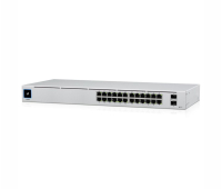 Комутатор Ubiquiti USW-24-POE, 16x Gbit PoE+, 8x GBit, 1xSFP слот, управляем