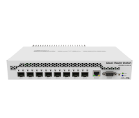 Комутатор MikroTik CRS309-1G-8S+IN, 800MHz, 512MB, 1xGE, 8xSFP+, Layer 3