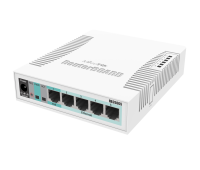 Комутатор MikroTik CSS106-5G-1S, RB260GS, 5xGE, 1xSFP, PoE in, Atheros, SwOS