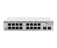 Комутатор MikroTik CSS318-16G-2S+IN, 16x Gbit, 2xSFP+, управляем, за шкаф
