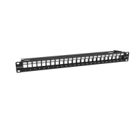 Пач панел Hikvision DS-1CP0U24-1U, неекраниран 24-портов празен, 1U