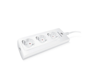 Управляем разклонител Ubiquiti mPower, 3 гнезда, WiFi свързаност, стенен монтаж