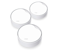 Безжичен рутер TP-LINK Deco X50-PoE(3-pack), Двубандов (2,4 GHz / 5 G,WiFi6,PoE