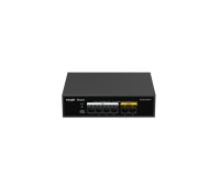 Комутатор Ruijie RG-ES106F-P, 6x10/100M, 4 x PoE+, 54W, неуправляем, наст.