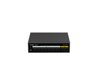 Комутатор Ruijie RG-ES110F-P, 8x10/100M, 2xGbE, PoE/PoE+, неуправляем, настолен