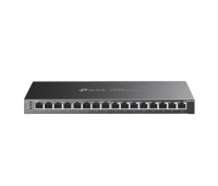 Комутатор TP-Link SG2016P, 16xGigabit RJ45, VLAN, 8 Port PoE+, 120W